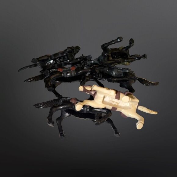 6 Vintage 1988 Willow Tonka Horses GENERAL KAEL & NOCKMAAR WARRIOR Figures B23 - Picture 6 of 9